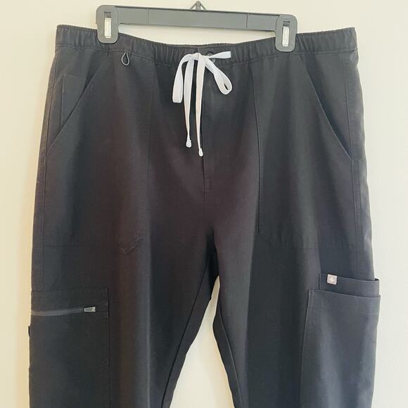 Figs Technical Collection Scrub Pants Black Style TM3001 9 Pockets Size X-Large - Picture 2 of 15